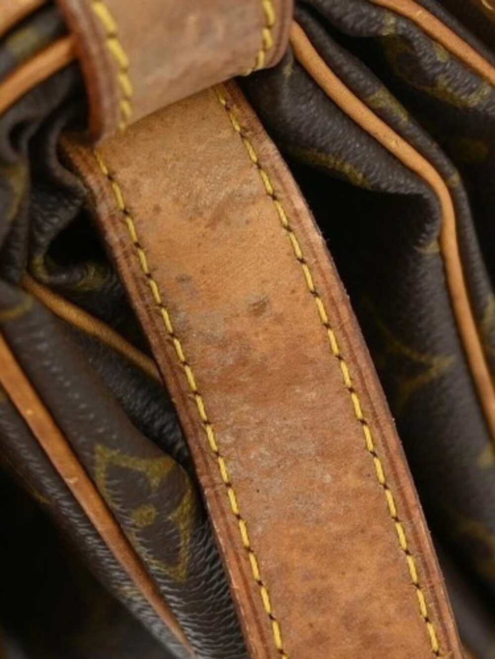 BUYIT02 LOUIS VUITTON SAUMUR 35 MESSENGER SHOULDER BAG M42254 884VI YQ06567 - Picture 8 of 13